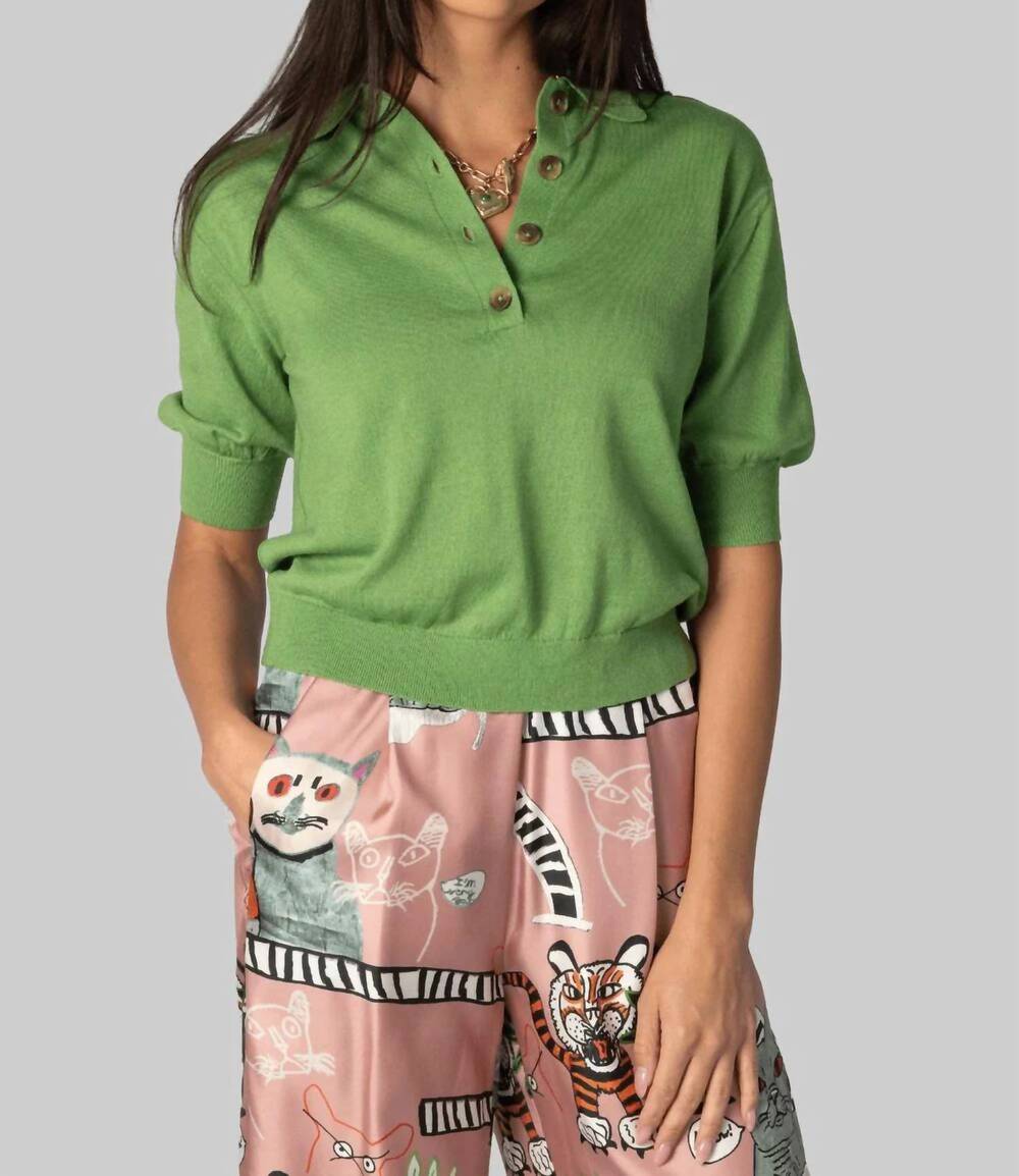 NEW APIECE APART oda polo top in jardin